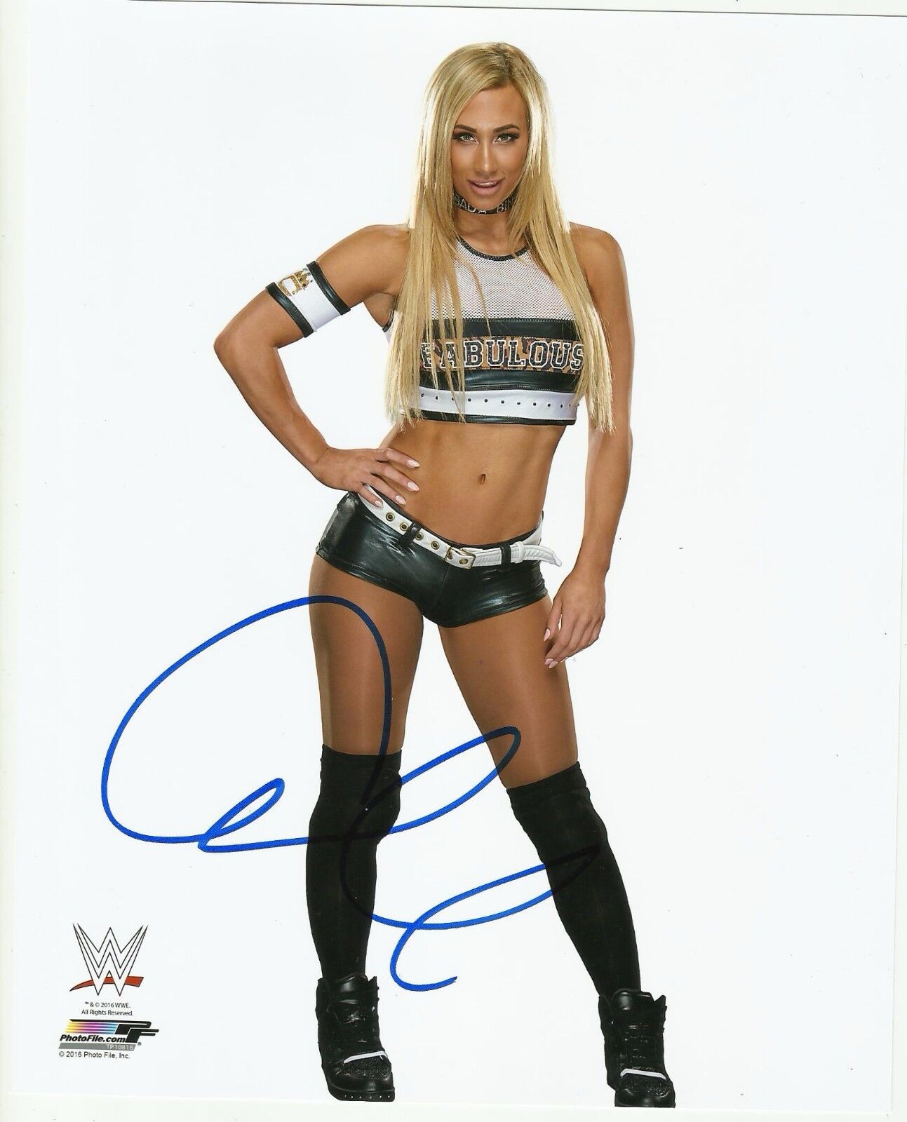 WWE CARMELLA Signed 8x10 Photo Poster painting