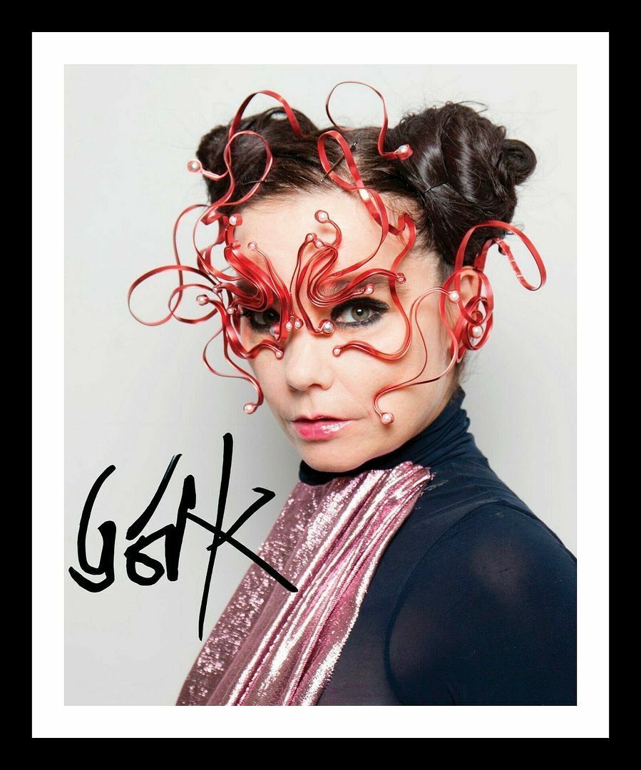 Bjork Autograph Signed & Framed Photo Poster painting 1