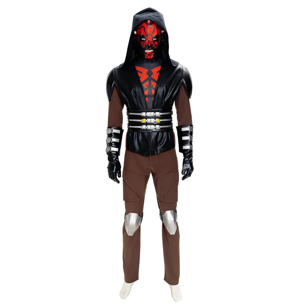SW Darth Maul Cosplay Costume The Clone Wars Suit