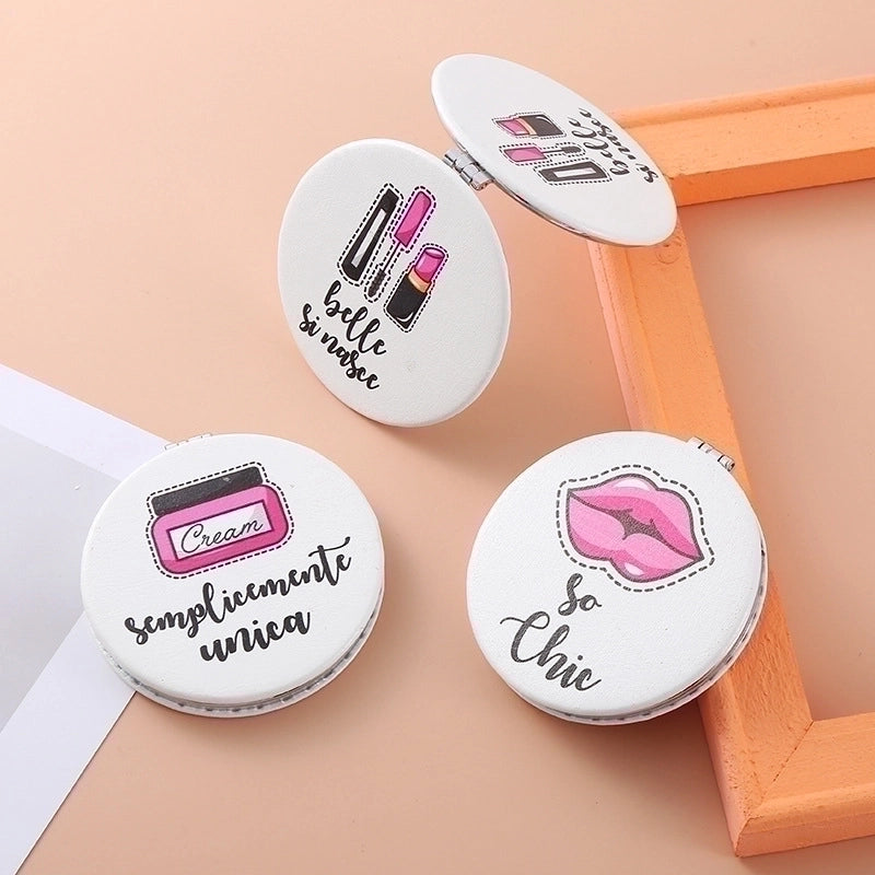 Lady Cartoon Glass Mirror 1 Piece