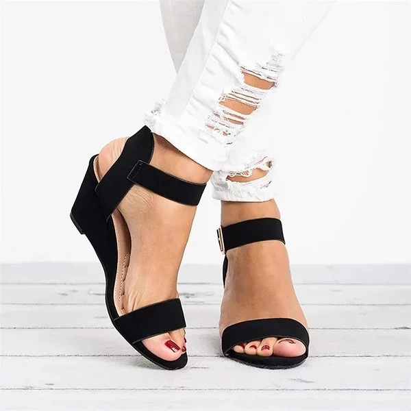 (👍Last Day Promotion 75% OFF) Women's Comfortable Orthopedic Wedge Open Toe Sandals