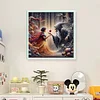 Disney Snow White And Evil Queen-14CT Stamped Cross Stitch 50*50cm/19.69*19.69in