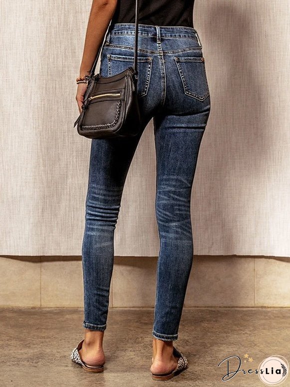 Hip Jeans With Small Feet
