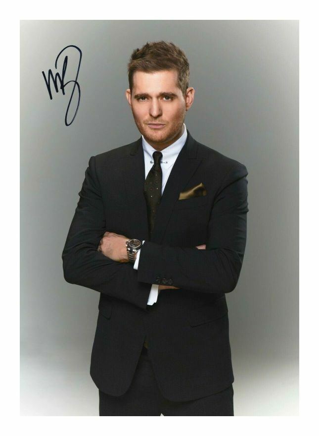 MICHAEL BUBLE AUTOGRAPH SIGNED PP Photo Poster painting POSTER