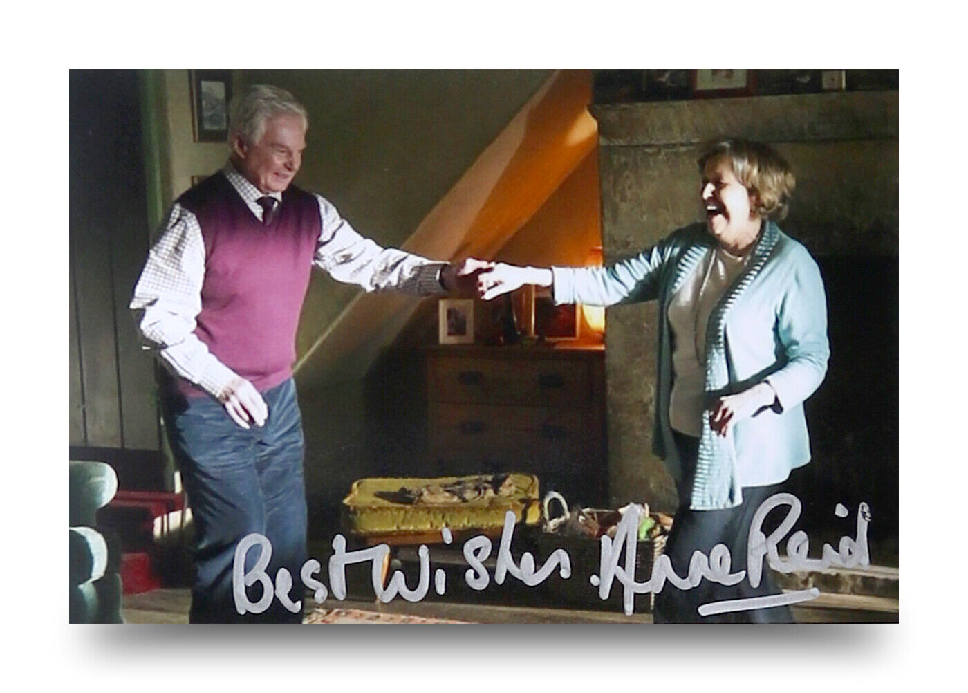 Anne Reid Signed 6x4 Photo Poster painting Last Tango In Halifax Celia Genuine Autograph + COA