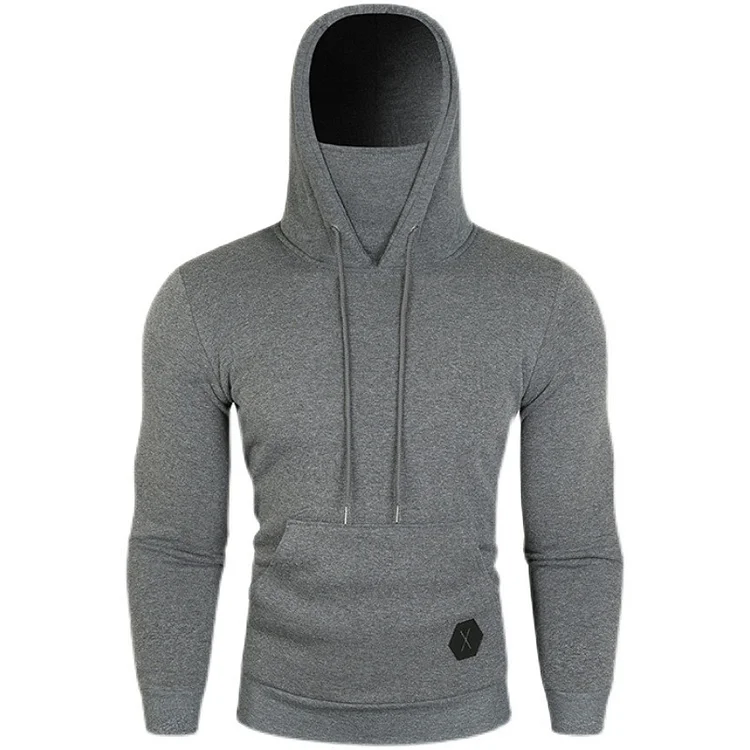 VChics Solid Color Slim Hoodie