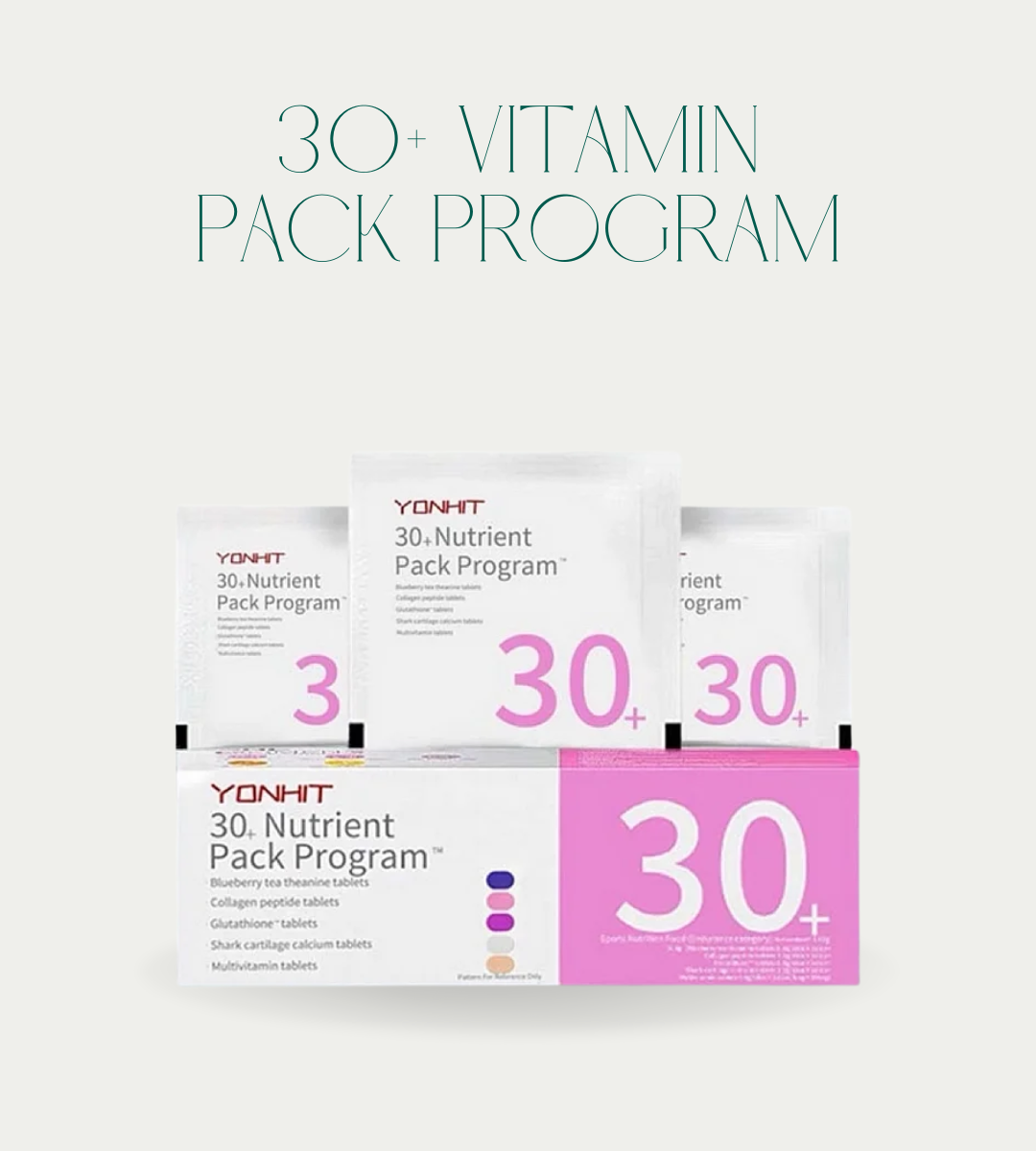 Women's 30+ Vitamin: 5-in-1 Multivitamin with Stress & Bone Support, Collagen Skin Support, 30 Count