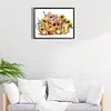 >SALE<5D DIY Full Round Drill Diamond Painting Sunflower Drink Kit Home Decor 40x30cm