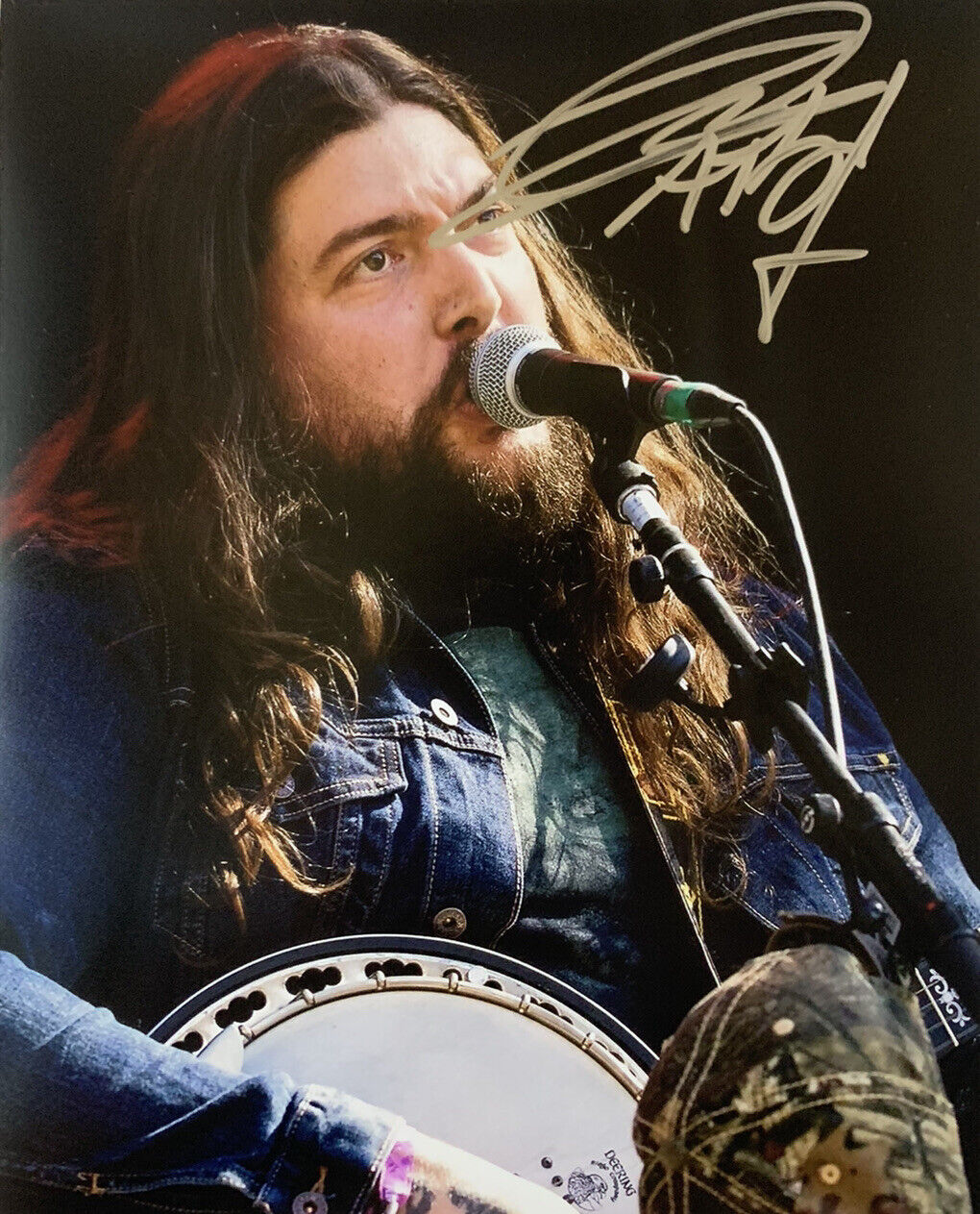 AMIGO THE DEVIL HAND SIGNED 8x10 Photo Poster painting COUNTRY SINGER AUTHENTIC AUTOGRAPH COA