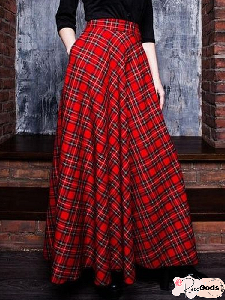 Vintage Checkered/Plaid Skirt