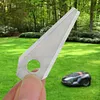 18Pcs Grass Cutter Blade Anti-rust for Bosch Indego 800 1000 1200 (Silver)