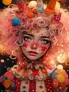 【Clearance Sale】Clown-Full Round Diamond Painting 40*60CM