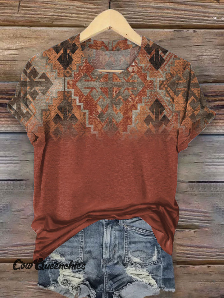 Vintage Art Print T-shirt Multicolor / S