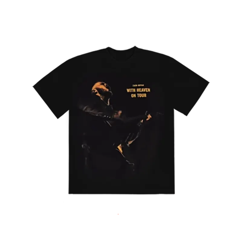 "Zach Bryan With Heaven On Tour performance concert t shirt"