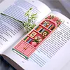 Bookcase DIY 14CT 2 Strand Stamped Cross Stitch Bookmark Set 30x50cm