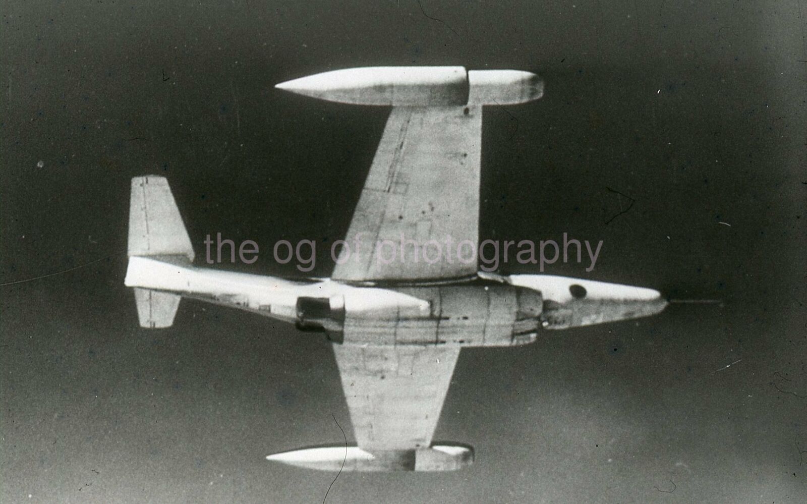 35mm FOUND b + w SLIDE Original MILITARY AVIATION Photo Poster painting Transparency 13 T 21 N