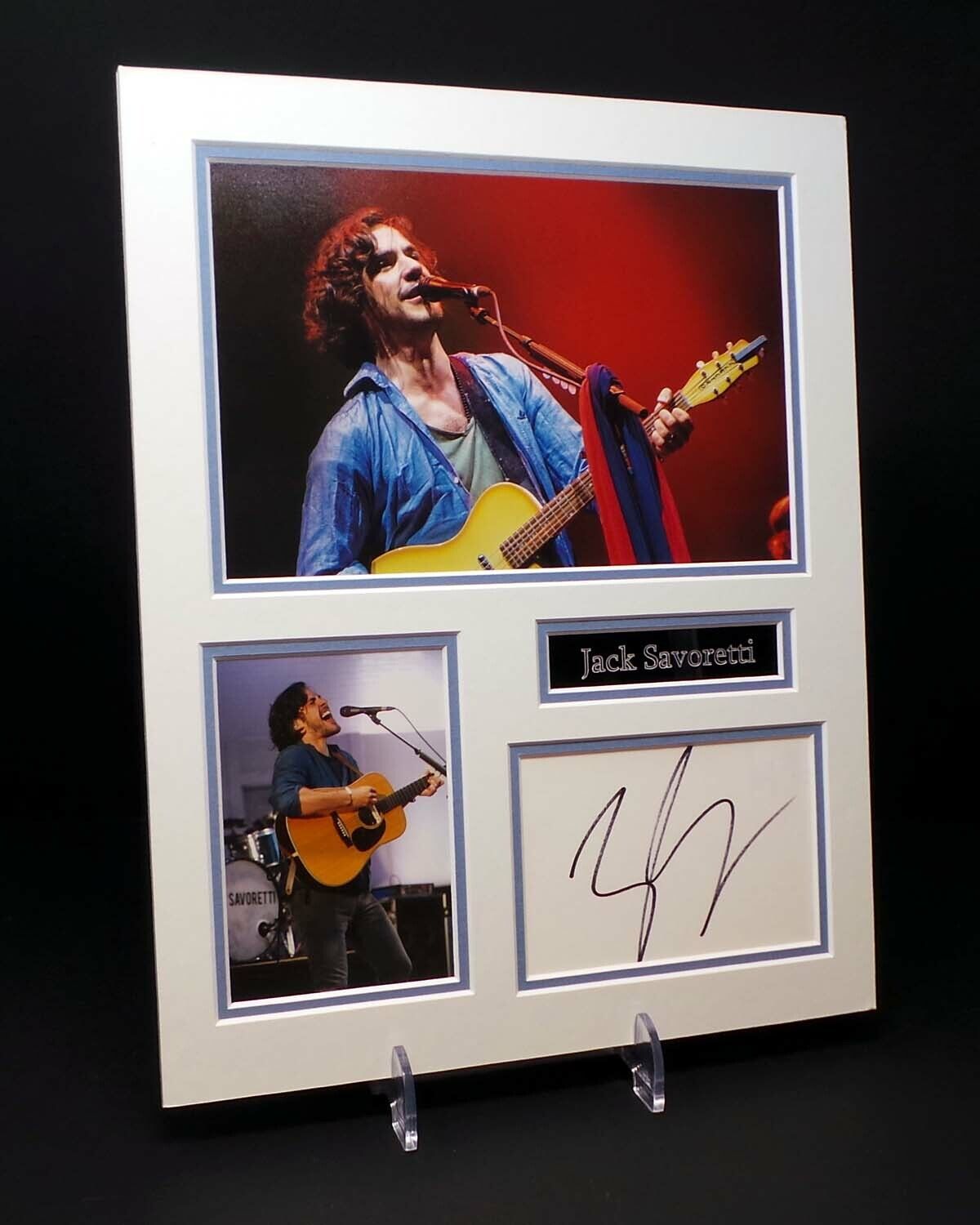 Jack SAVORETTI Signed Mounted Photo Poster painting Display AFTAL RD COA Scottish Singer