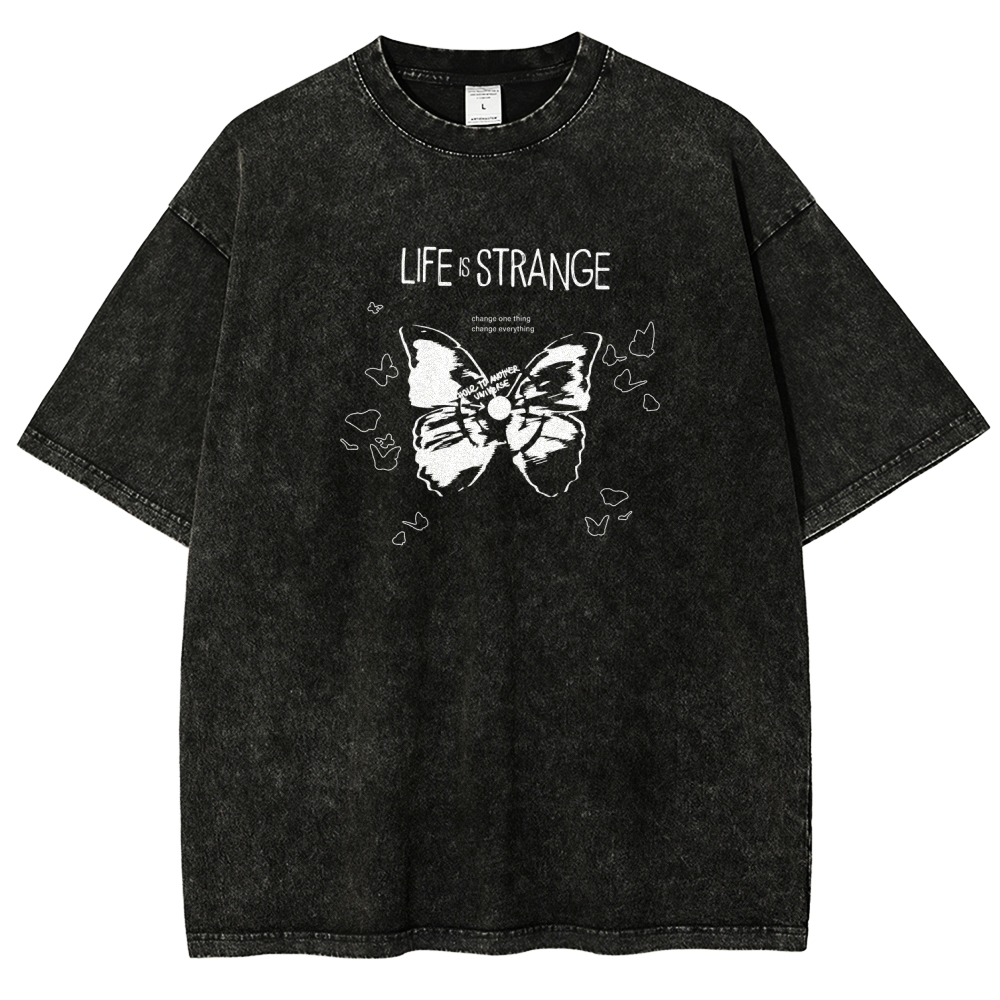 Life Is Strange Unisex Fit Washed T-Shirt 2601016305