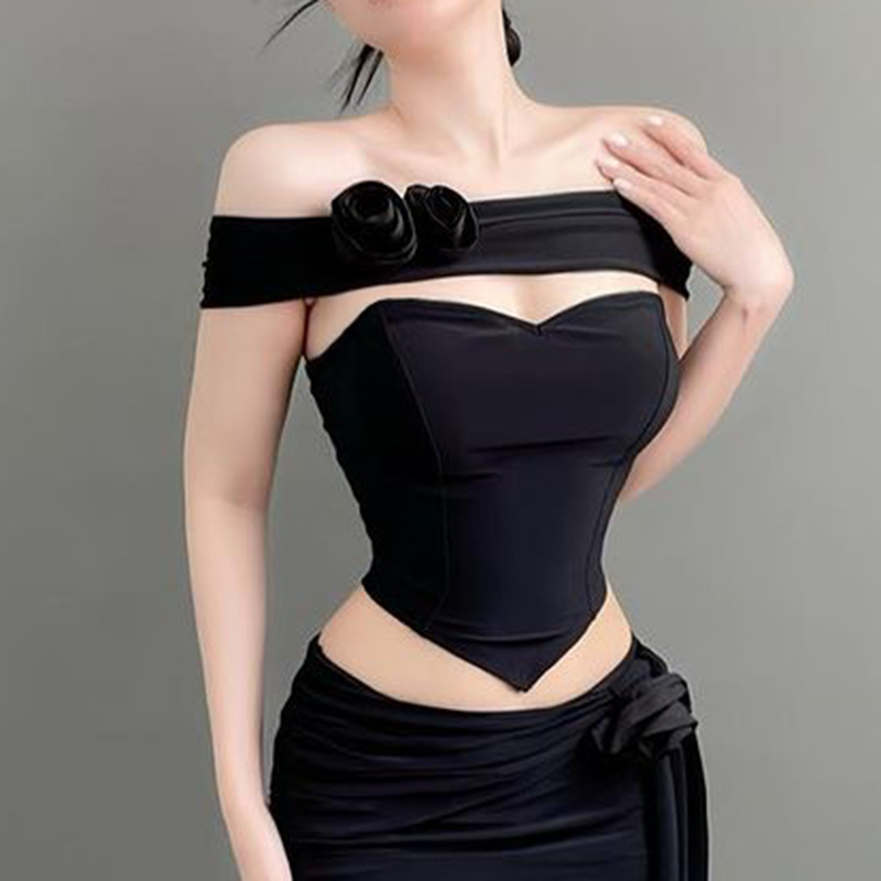 Sexy Women Tube Tops Solid Sleeveless Slim Skinny Corset Cropped Top 2024 Summer Casual Elegant Female Strapless Vest YY23672PF
