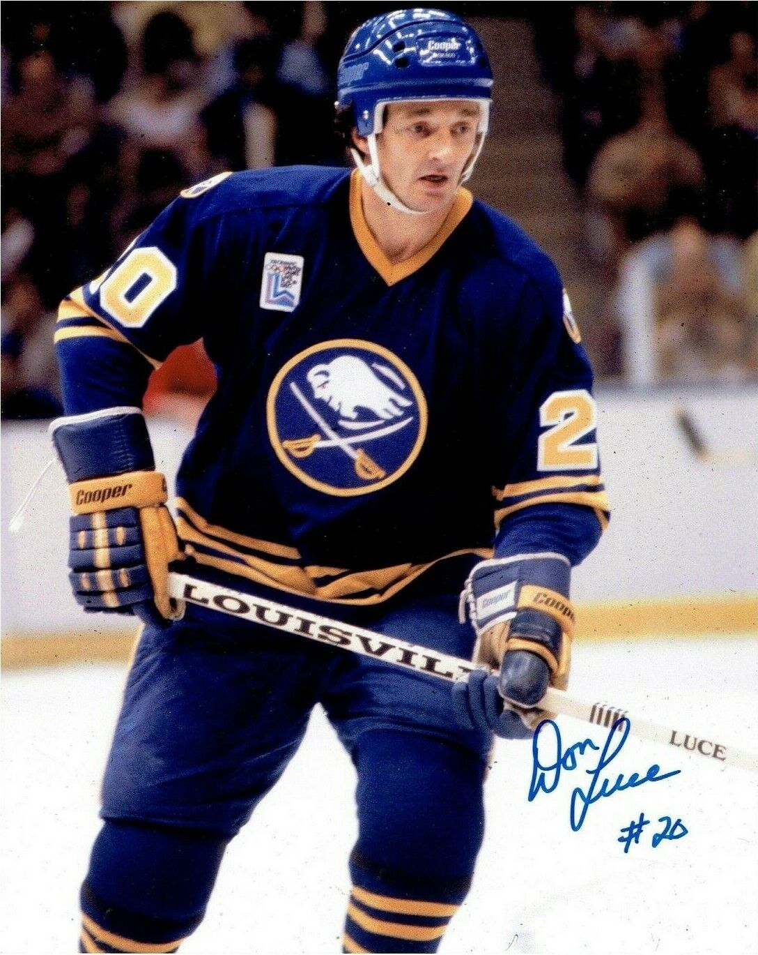 DON LUCE autographed SIGNED BUFFALO SABRES KINGS 8x10 Photo Poster painting