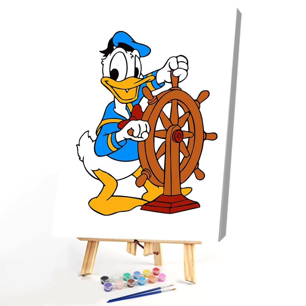 

20*30cm - Paint By Numbers - Donald Duck, 501 Original