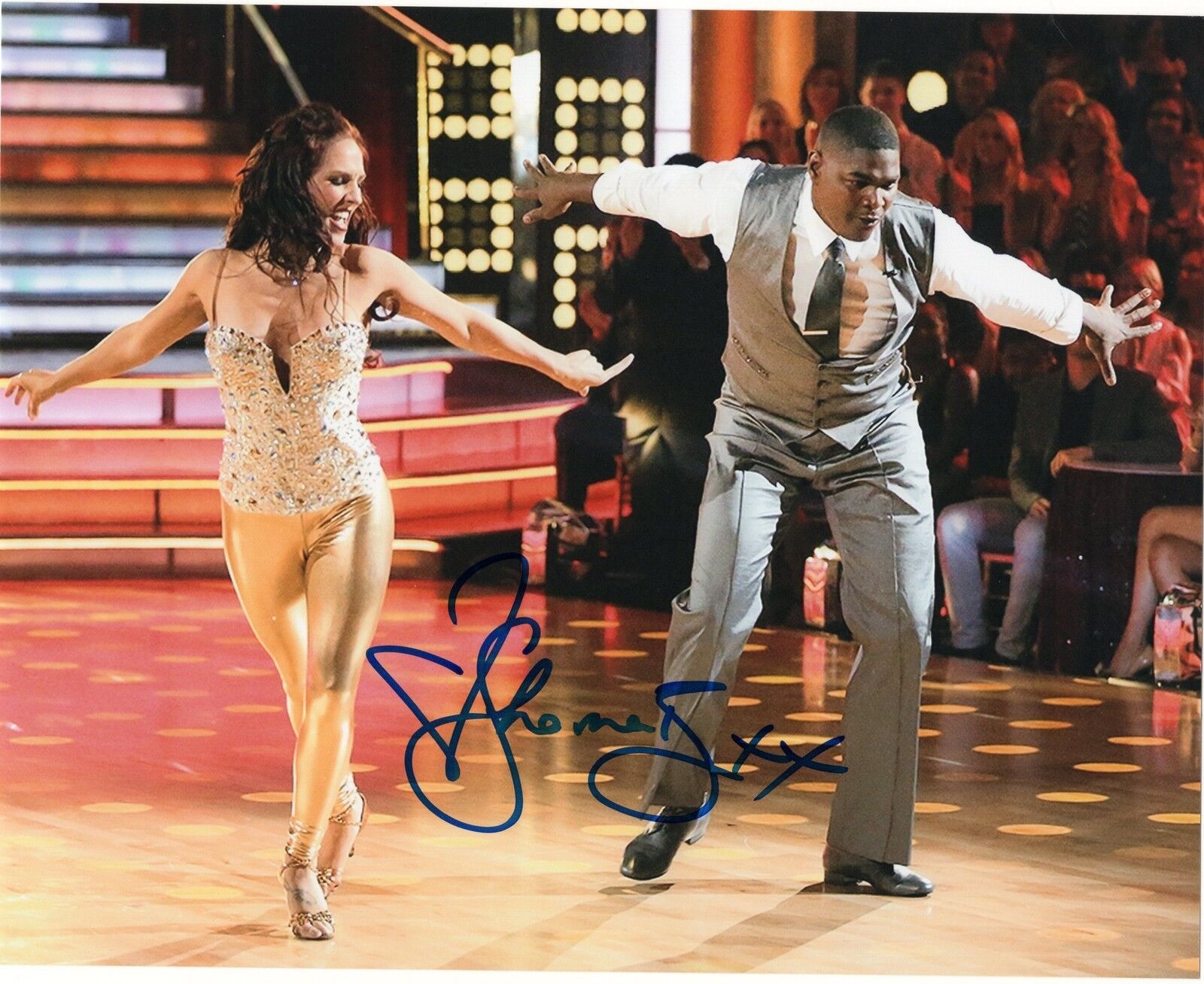 Sharna Burgess Signed Dancing With The Stars 8x10 Photo Poster painting w/COA #1