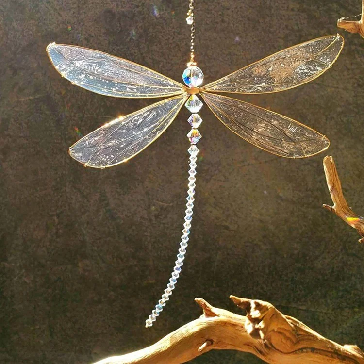 Dragonfly Crystal Suncatcher