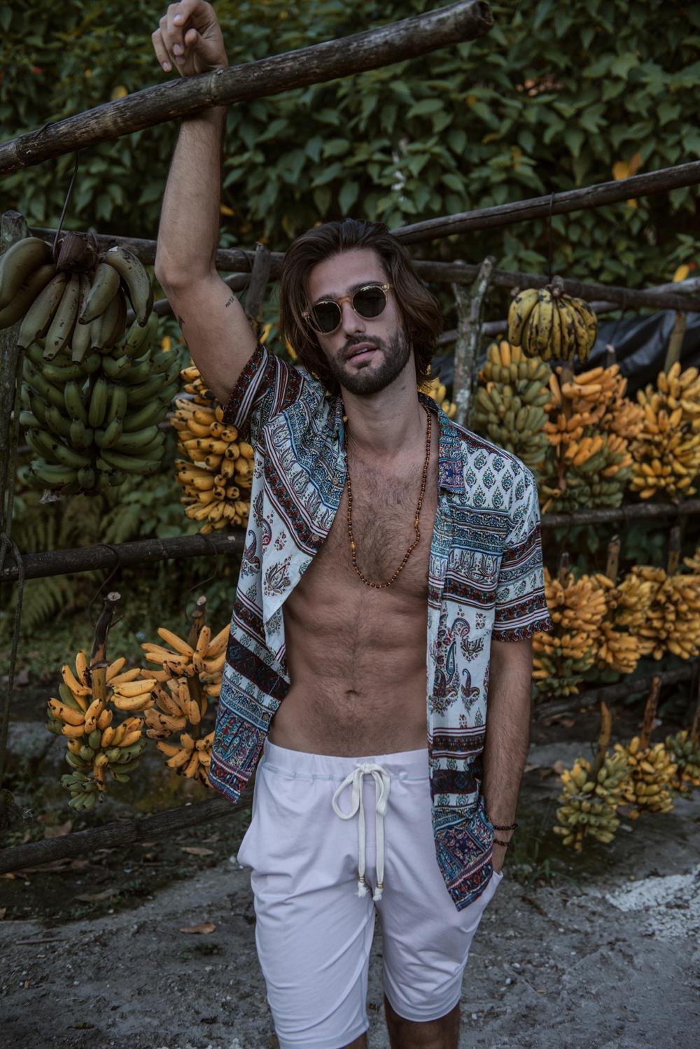 Printed Shirt  Men's Beach Shirt
