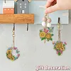 20pcs Sunflower DIY Diamond Painting Keychain Kit Single Side Rhinestone