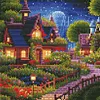 Full Round Drill Framed Light Up Diamond Painting Kits, LED Glowing Wall Art Decor for Home Bedroom Holiday Gifts
