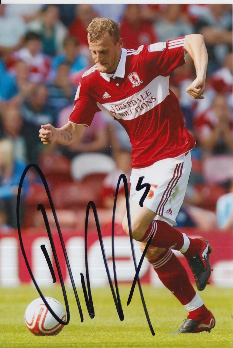 MIDDLESBROUGH HAND SIGNED DAVID WHEATER 6X4 Photo Poster painting 1.