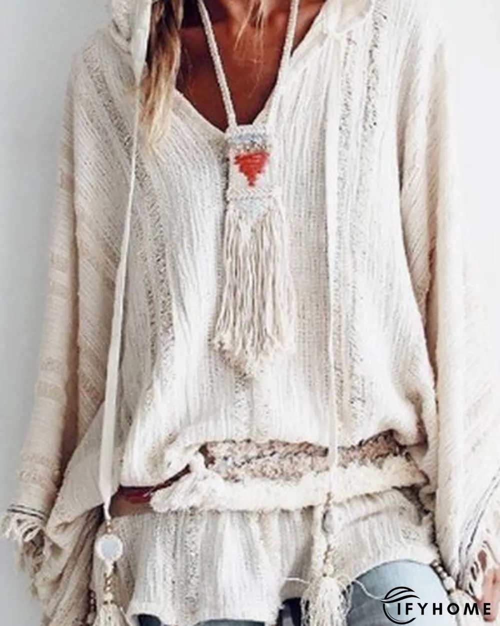 zolucky Long Sleeve Casual Cloak | IFYHOME