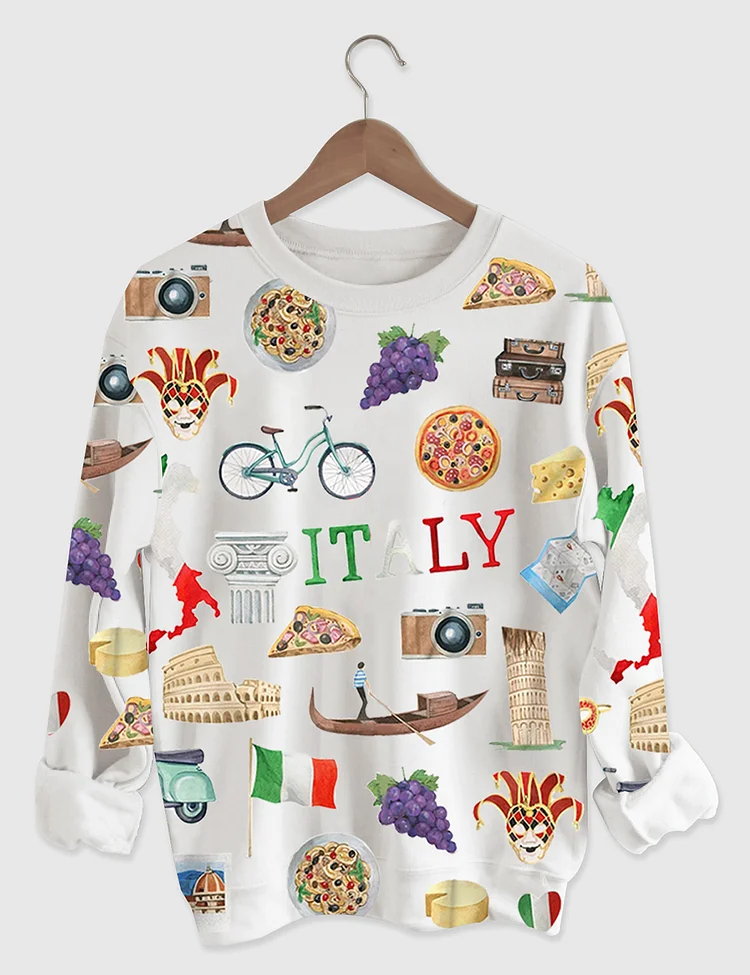 Women's Italy Roma Travel Long Sleeve Shirt