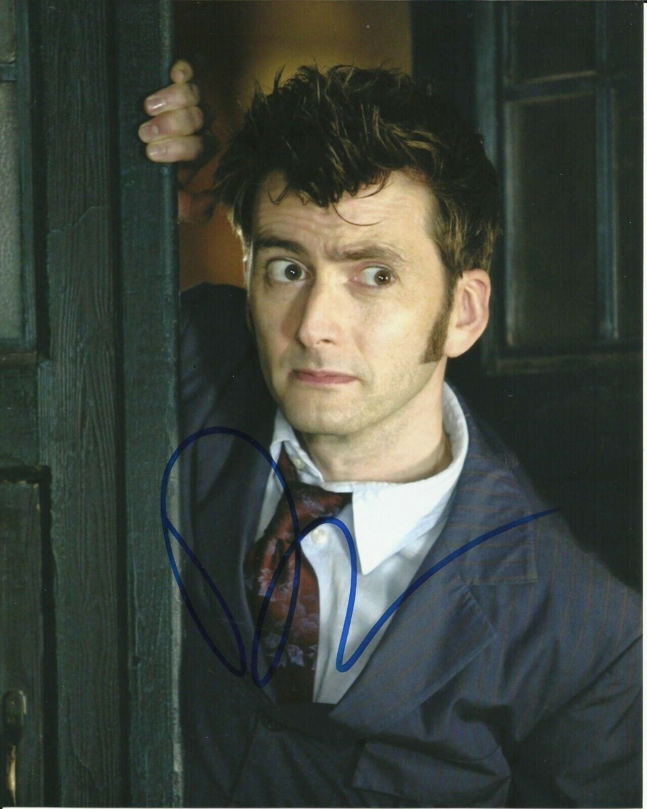 DAVID TENNANT SIGNED DOCTOR WHO Photo Poster painting UACC REG 242 (5)