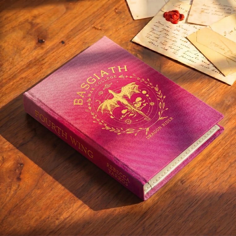Fourth Wing by Rebecca Yarros Book Wallet