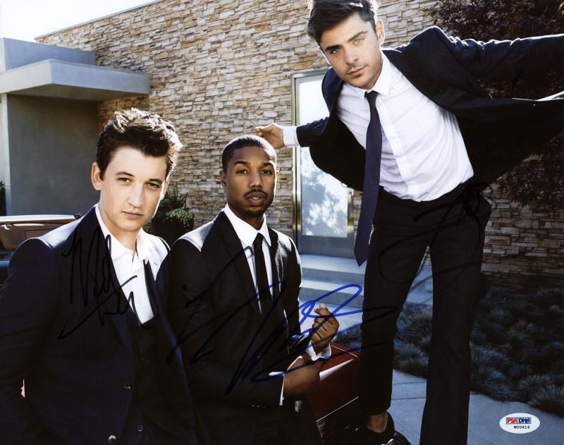 That Awkward Moment (3) Zac Efron, Teller & Jordan Signed 11X14 Photo Poster painting PSA W00414