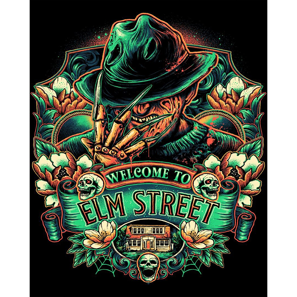 Horror Movie Character-Paint by Numbers-16"x20"/40x50cm