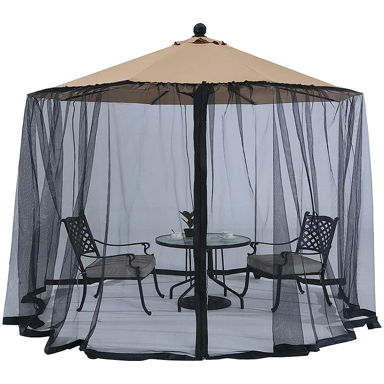 🔥kukelife🔥Docenin™ 8-12FT Patio Umbrella Mosquito Mesh Netting With Fillable Base