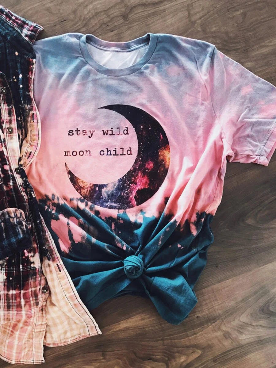 Stay Wild Moon Child Tie-Dye T-Shirt