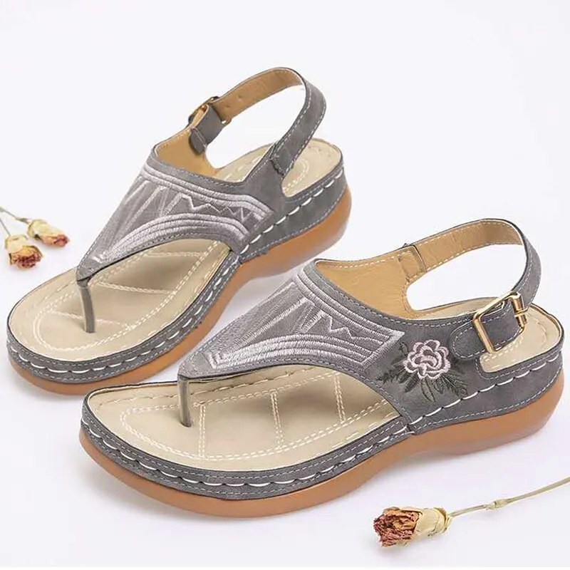 Women Sandals Low Heels Sandals Summer Shoes Women Wedges Shoes Sandalias Mujer Casual Women Flip Fliops Dropshipping Sandales
