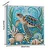 Framed Turtle - Pearls Painting Kit DIY Diamond Painting Pearl Dot Crafts 20x20CM