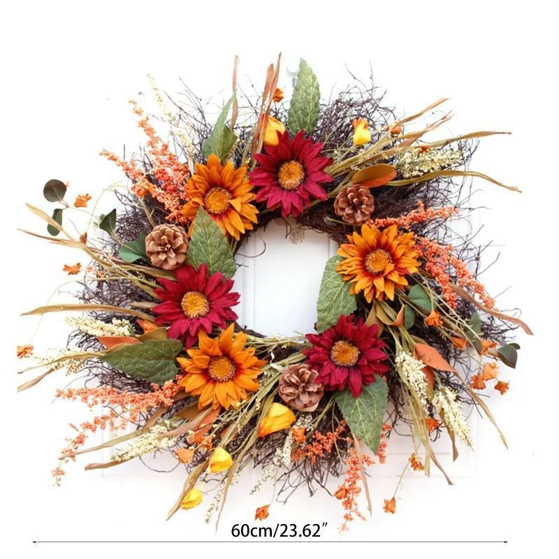 Sunflower Wreath Front Door Wreath For Home Decor