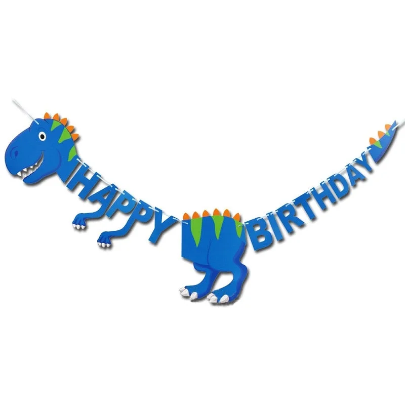 Dinosaur Party Supplies Dinosaur Balloons Paper Garland for Kids Boy Birthday Party Decoration jurassic world jungle party decor