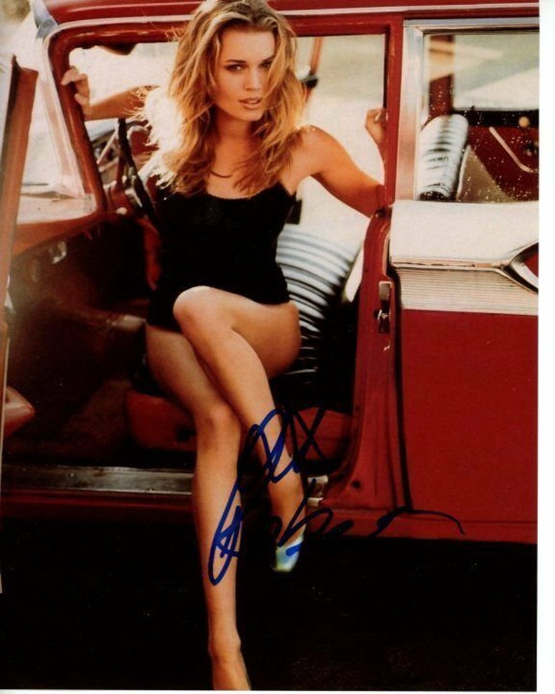 Rebecca romijn signed autographed Photo Poster painting