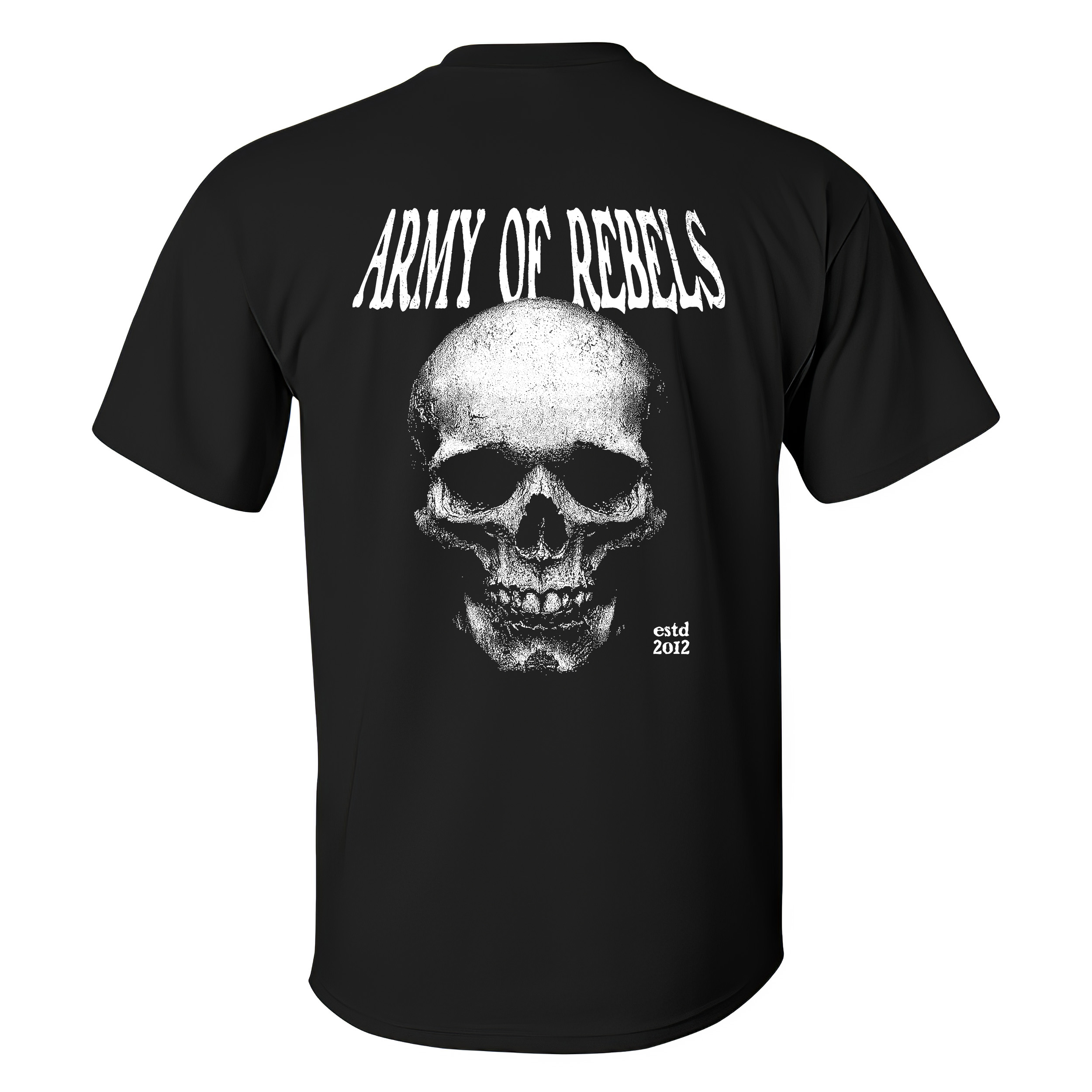Army Of Rebels Skull T-shirt - Livereid