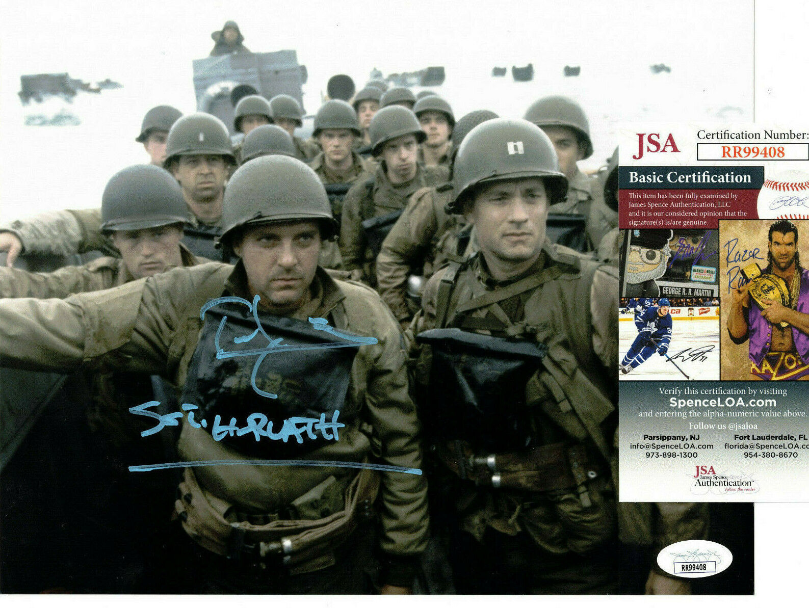 Tom Sizemore Authentic Signed 8x10 Movie Photo Poster painting, Saving Private Ryan, JSA COA