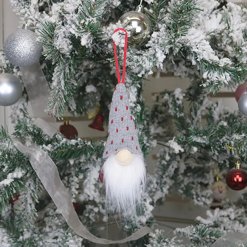 Christmas faceless old man doll holiday pendant decoration