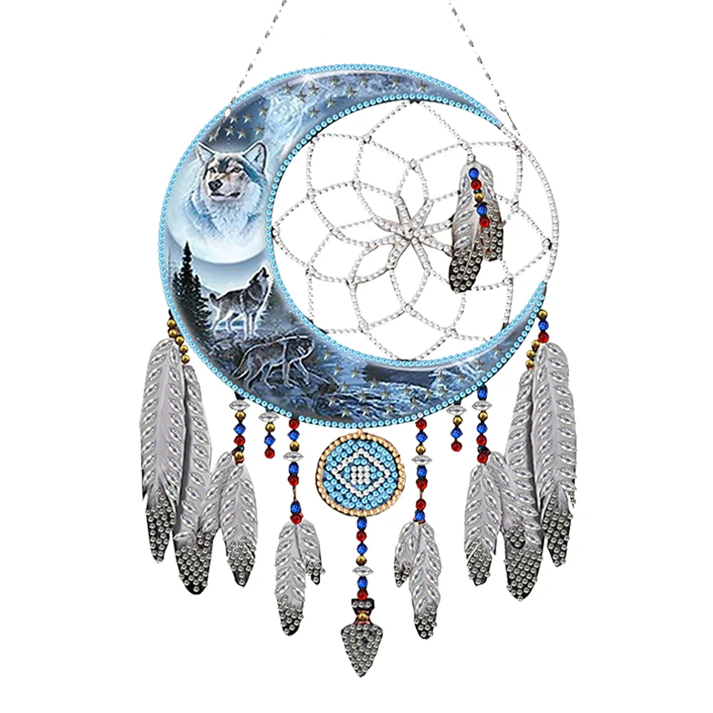 Special Shape Diamond Painting Dream Catcher for Home Wall Decor (#5)