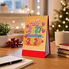 Bouquet Diamond Art Monthly Flip Tabletop Calendar January 2027 - December 2027 Small Desktop Calendar Planner for Living Room Bedroom Office Desk Gift Giving