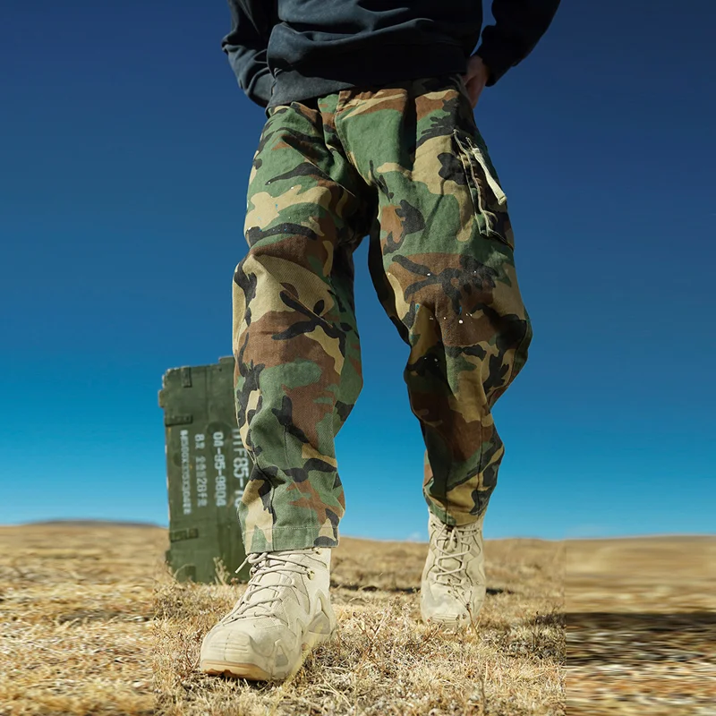 Military Outdoor Camouflage Loose Cargo Pants